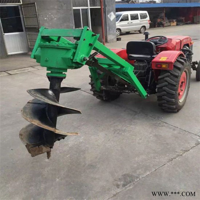 双人操作植树挖坑机视频 电线杆打洞机 太阳能路灯杆钻坑机厂家图6