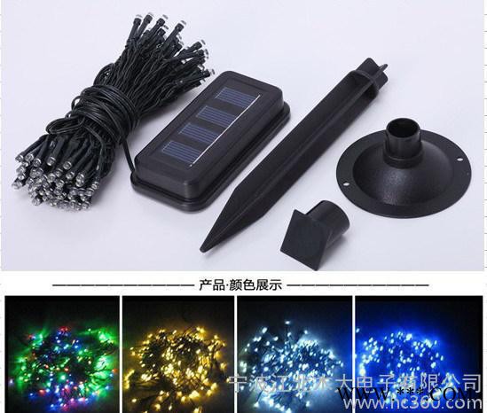 太阳能灯 太阳能霓虹灯,太阳能彩灯,led,100LED图3