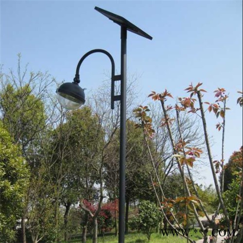太阳能户外庭院灯  圆柱长筒形照明灯 花园防水地插灯  LED草坪灯图2
