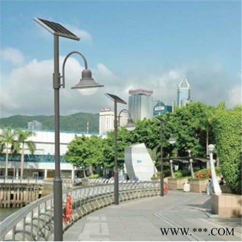 太阳能户外庭院灯  圆柱长筒形照明灯 花园防水地插灯  LED草坪灯图5