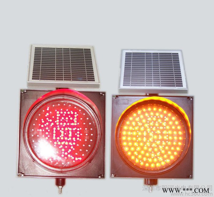 太阳能黄闪灯 警示灯 安全指示灯 黄闪慢灯图2