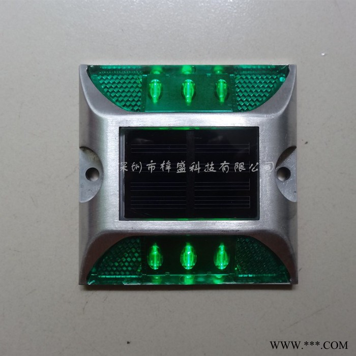 太阳能四方型铝合金双面6灯太阳能路肩灯太阳能警示道钉灯景观灯图5