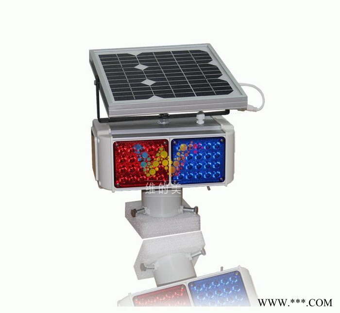 太阳能爆闪灯 led爆闪灯灯 led警示灯 红蓝爆闪灯图2