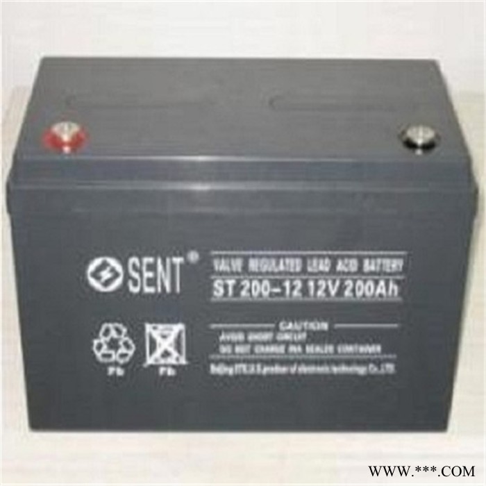 森特蓄电池ST120-12 太阳能系统交通及航标信号灯专用 12V120AH 现货供应图2
