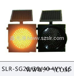 鑫光道SLR-SM30-1Y 太阳能黄闪红慢警示灯，太阳能爆闪灯生产厂家 太阳能黄闪灯价格图3