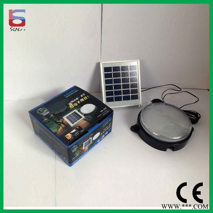 太阳能一体化光控型太阳能壁灯  太阳能小路灯图2