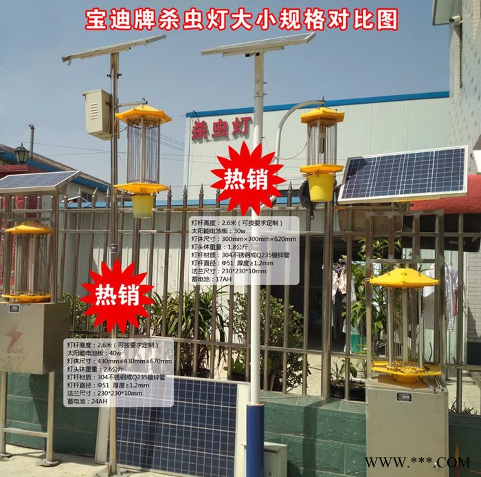 宝迪BD-01 果园杀虫灯生产厂家 太阳能杀虫灯厂家批发 频振式杀虫灯厂家定制图7