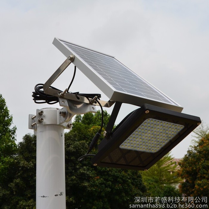 ruocin N500F 太阳能泛光灯 农村户外照明装饰LED庭院灯 园林别墅亮灯图6