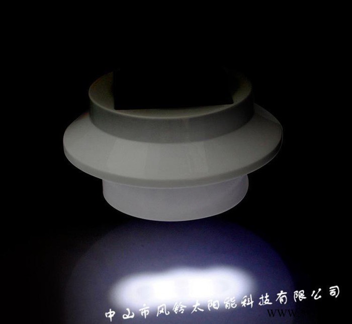 太阳能3LED水槽灯 太阳能3LED壁灯屋檐灯图3