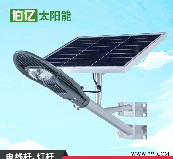 直销 6米新农村太阳能路灯太阳能一体化路灯led太阳能壁灯广场灯图3