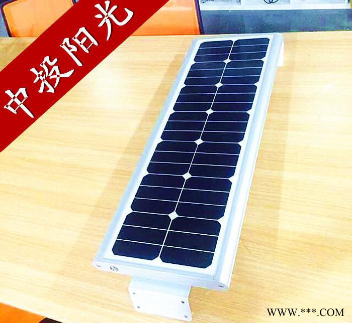 中投阳光 锂电款太阳能一体灯，LED太阳能路灯一体灯厂太阳能图3