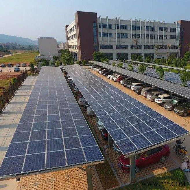 工杰gj 太阳能光伏车棚  厂家定制光伏车棚  光伏车棚厂家图6