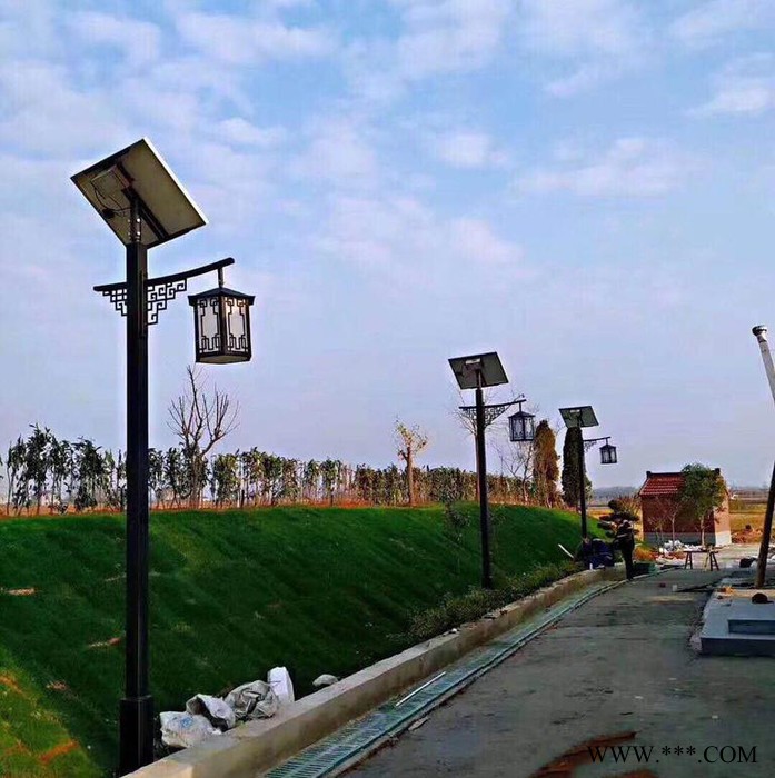 FNZHTYD030205 庭院灯厂家户外园林公园广场道路小区庭院路灯批发 特色新农村仿古太阳能路灯庭院灯厂家图6
