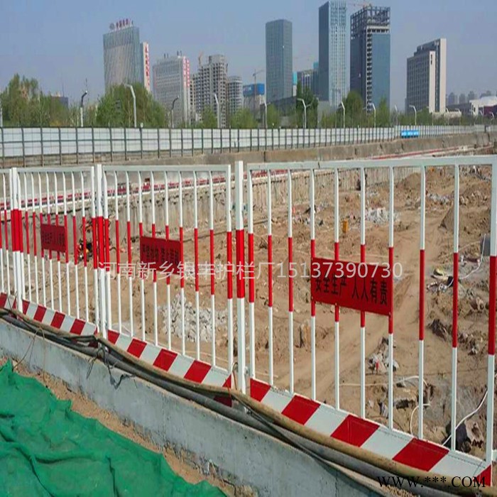建筑工地护栏明光热镀锌钢工地安全围栏河南新乡护栏加工厂家图5