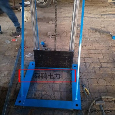 【嘉鹏】小型光伏打桩机厂家 小型光伏工程打桩机器 太阳能光伏支架打桩