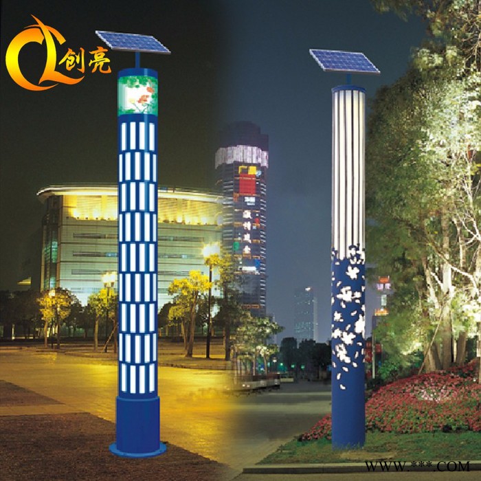 创亮户外照明CL-11501 太阳能景观灯 太阳能景观照明 小区太阳能灯 太阳能庭院路灯 太阳能景观路灯 太阳能灯柱图2