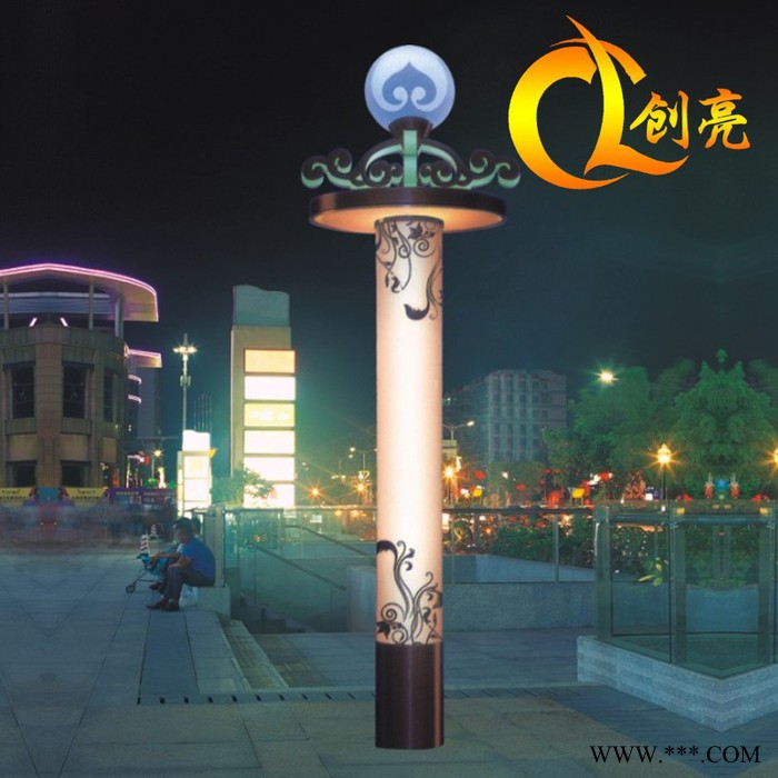 创亮户外照明CL-1718   太阳能路灯  圆柱景观灯庭院灯 定制户外景观灯 ** 质量保证 价格合理图5