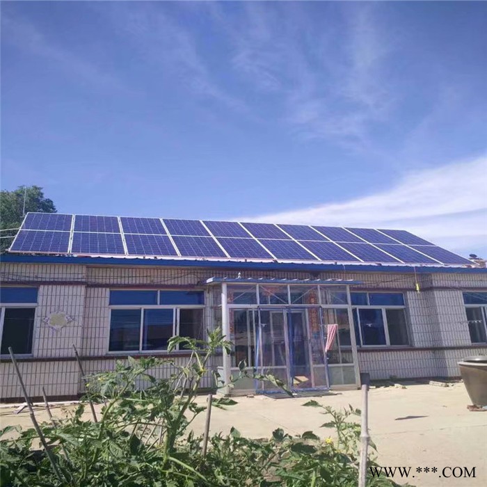 20KW离网发电 5KW太阳能光伏板 屋顶并网光伏电站图4