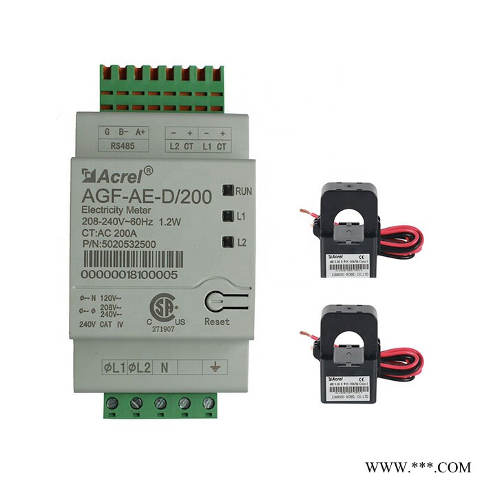 安科瑞AGF-AE-D/200逆功率检测装置 单相三线制240V光伏逆变器监控图5