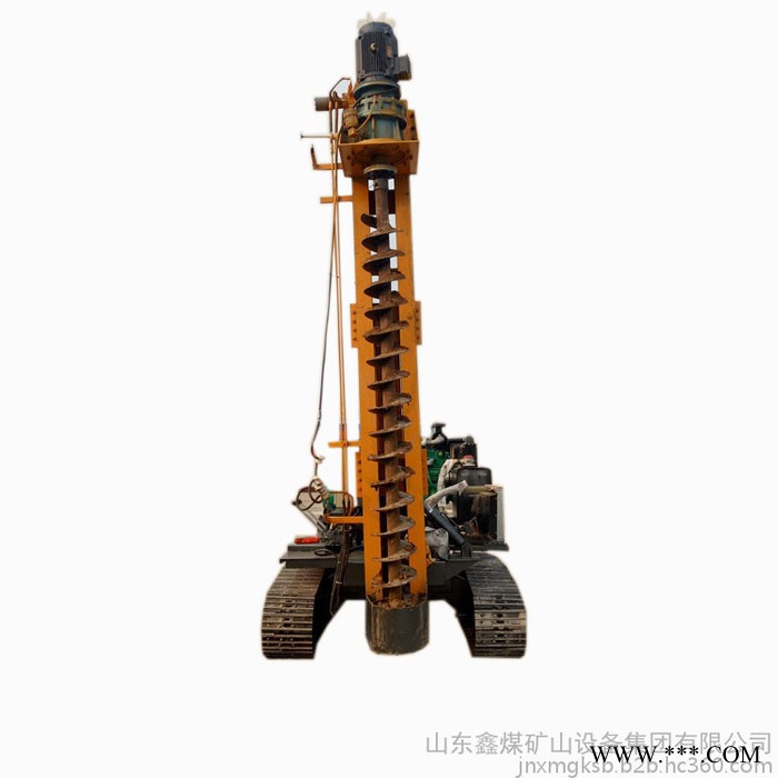 履带螺旋桩打桩机 光伏电打桩机 光伏工程建筑打桩机图7