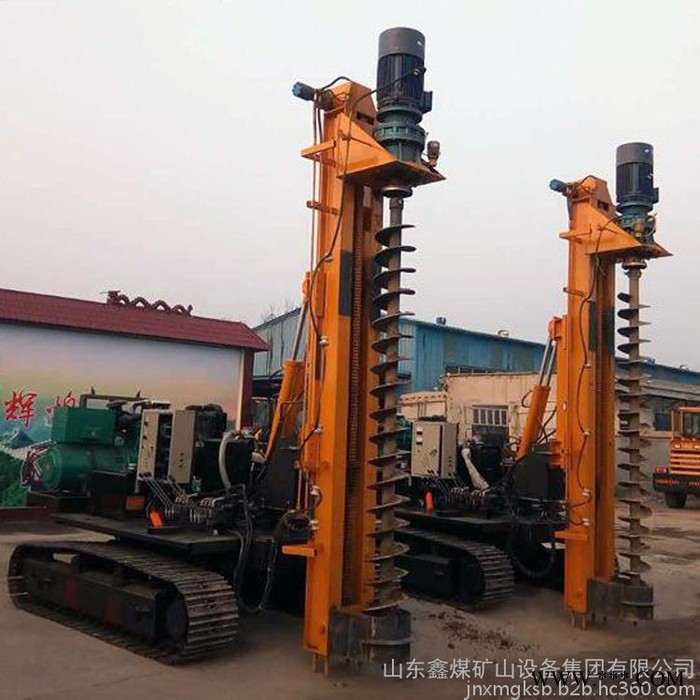 履带螺旋桩打桩机 光伏电打桩机 光伏工程建筑打桩机图3