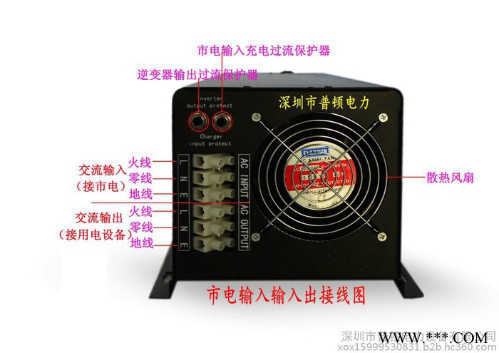 普顿PD 太阳能房车逆变器9000W 9KW离网逆变器 9KW单相光伏逆变器 9KW逆变器** 9KW逆变器批发图3
