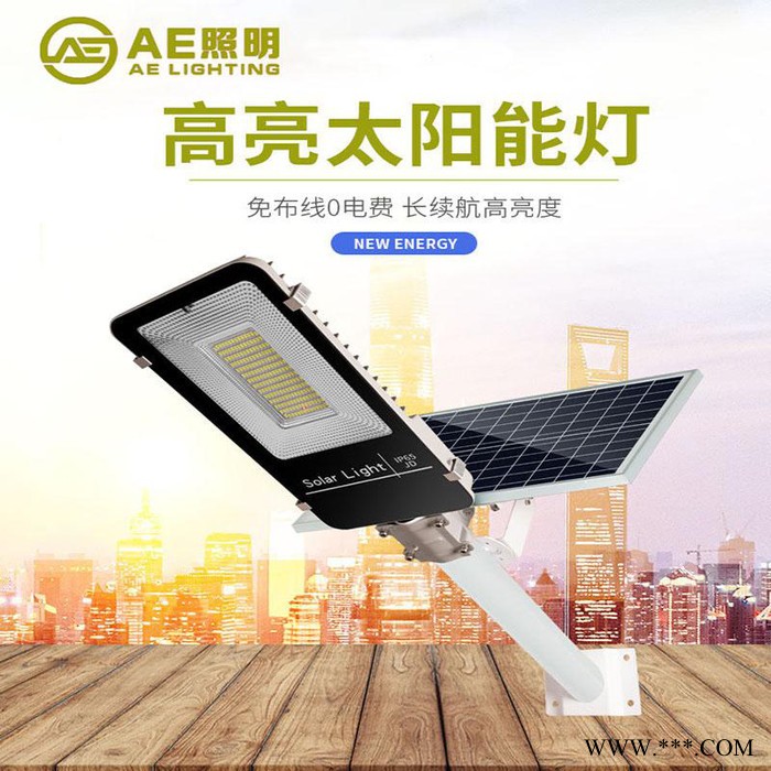 AE照明AE-TYN-03 太阳能路灯新款新农村改造专用款、一体太阳能路灯、太阳能路灯 10W30W50W100W图3
