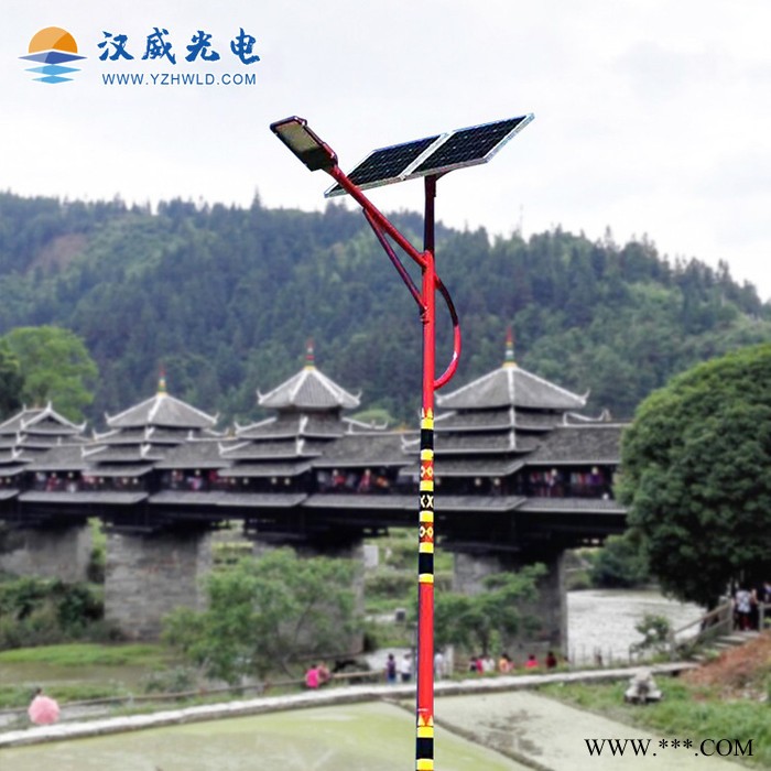 名族风太阳能路灯 印花名族特色太阳能路灯定制 特色民族路灯图3