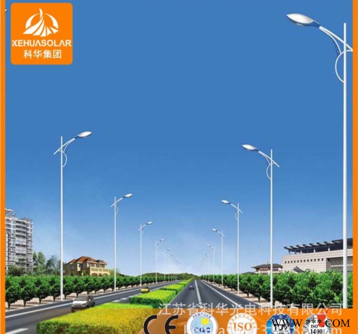6米-12米太阳能路灯  市电一体化太阳能路灯  路灯杆 led路灯批发图3