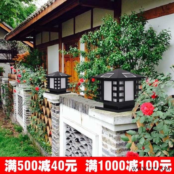 新款 杰炜灯饰TT-101 太阳能柱头灯 柱头灯图4