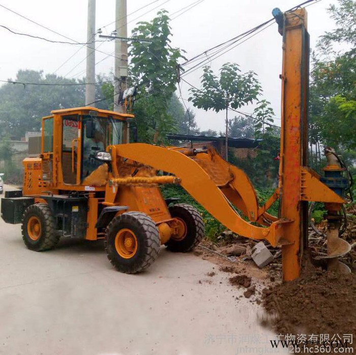 HW-B30 专业改装挖掘机改装光伏打桩机图2