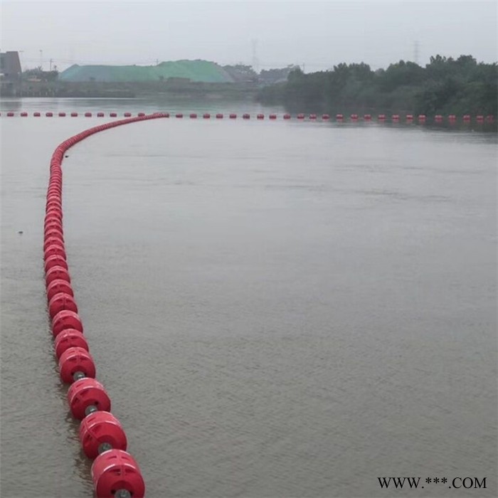水上光伏电站截污浮排拦污浮筒阻杂物图1