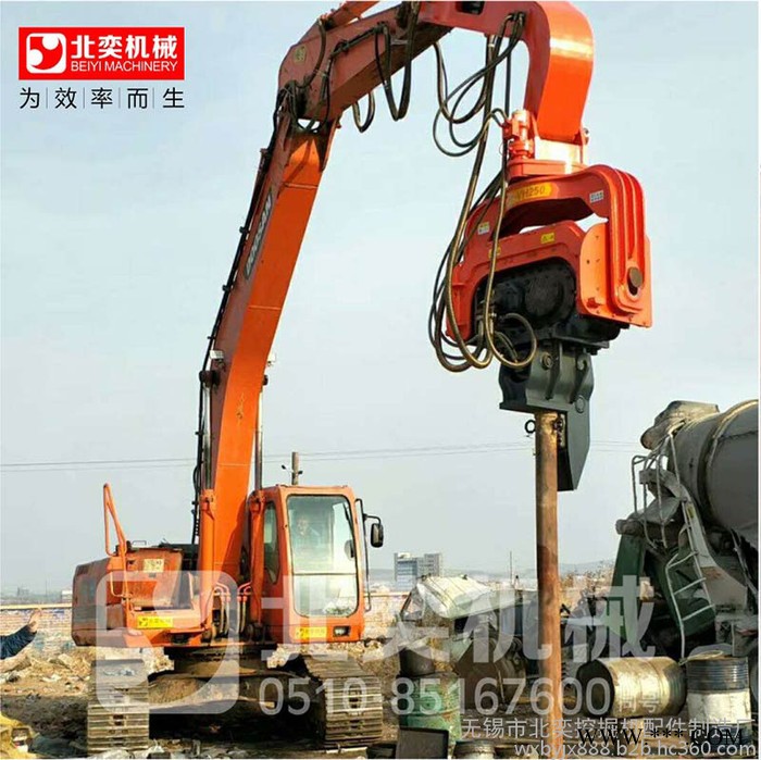 高频液压振动沉桩机单价 价格高频液压桩机光伏液压打桩机图4