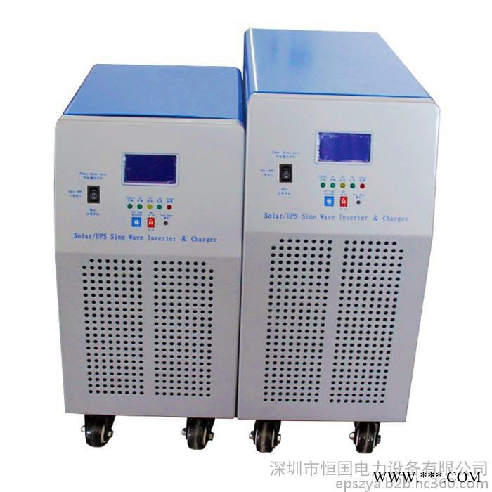 供应太阳能光伏逆变器6000W/直流48V转交流220V，太阳能发电系统，家用发电系统，工频正弦波厂家销售 |工频逆变器图4
