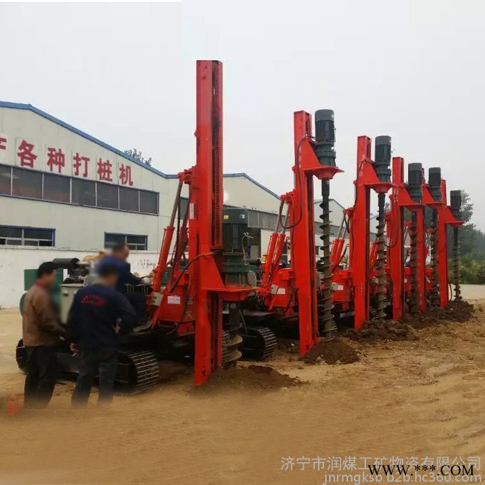 供应房屋建筑打桩机 高速公路护栏打桩机 太阳能光伏打桩机价格图2