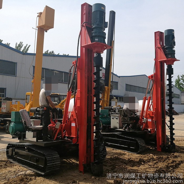 供应房屋建筑打桩机 高速公路护栏打桩机 太阳能光伏打桩机价格图4