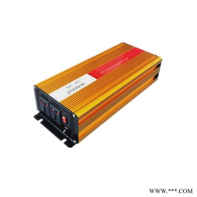 纯正弦波逆变器 太阳能逆变器 2000W 220V  光伏逆变器 家用车载逆变器