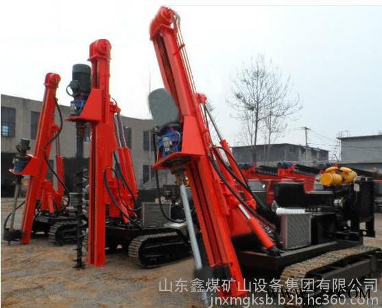 鑫煤300-1500型 太阳能光伏打桩机 螺旋打桩机图4