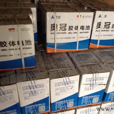 奥冠胶体蓄电池6-CNFJ-12 12V12AH光伏发电太阳能电池 电动轿车专用电池  通讯电源电池 牵引线蓄电池