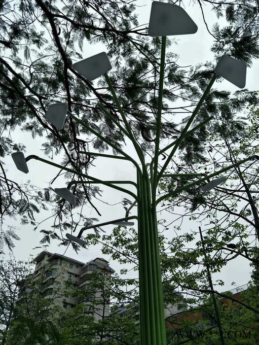 定制荷花景观灯 太阳能树灯  公园景观灯图3