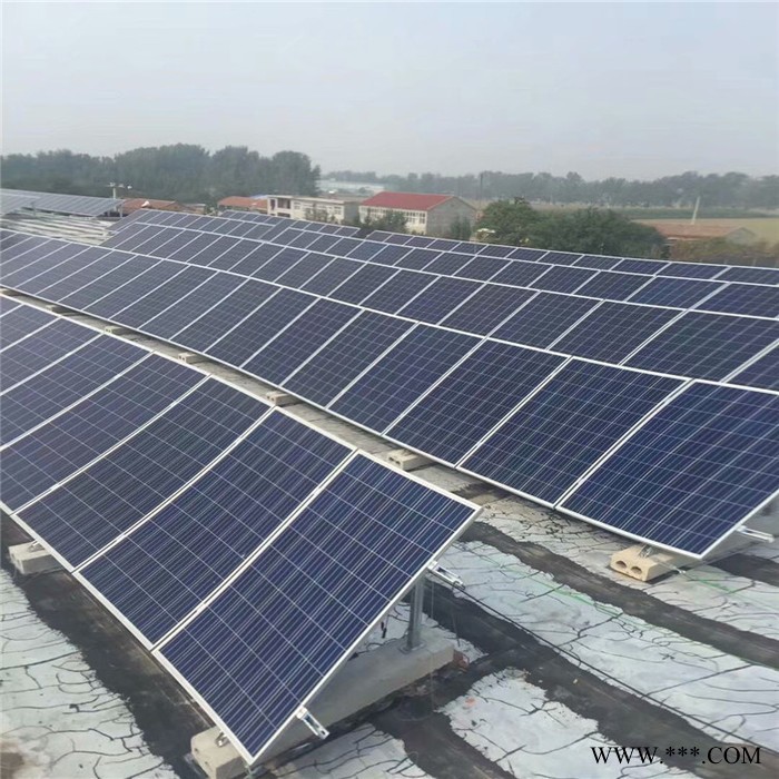 酒店太阳能光伏发电系统 3KW太阳能系统带电池  英利多晶单晶光伏板图8