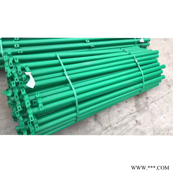 拓方拓方工厂大量现货供应浸塑草绿光伏围栏图7