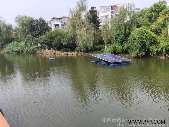 绿博斯LBSSUN-PQ 光伏浮船蓄电池组太阳能喷泉曝气机 河道专用太阳能光伏板喷泉曝气机 水体治理太阳能喷泉曝气机图8