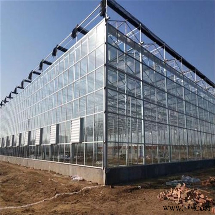 河南温室工程安装公司 玻光伏璃温室大棚 旭航 玻璃温室图5