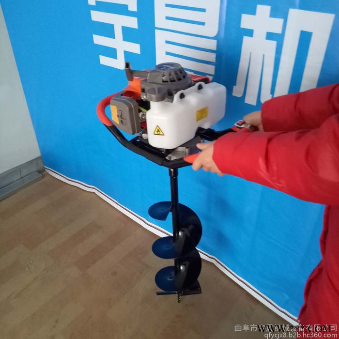 太阳能电池板安装地面打洞机  手持式电动汽油挖坑机图4