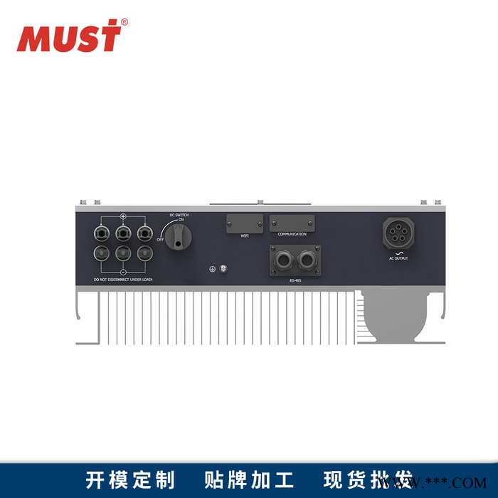 MUST PH50 12KW纯正弦波光伏大功率逆变器 工厂直销定制家用太阳能光伏发电智能逆变器 三相双路分布式逆变器图7