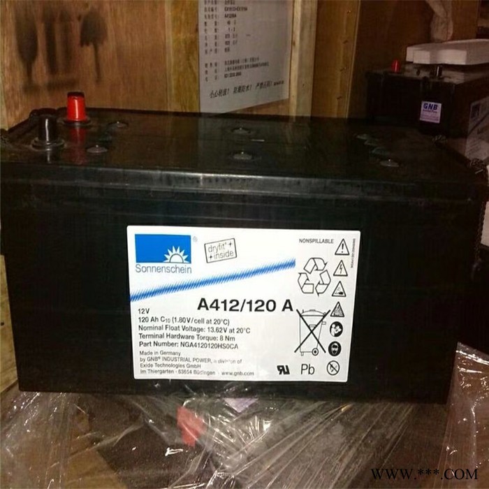 鸿诺 工业蓄电池 太阳能胶体蓄电池 A512/40A蓄电池 120蓄电池 长期现货图5
