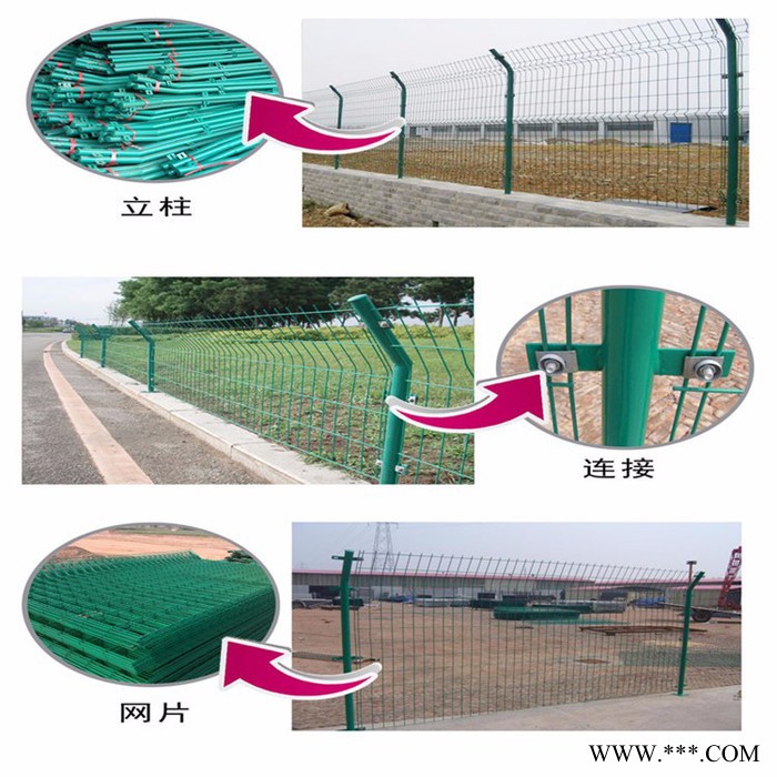 朋英 ** 光伏发电隔离栅 小区铁丝防护网 家用围墙护栏网图2