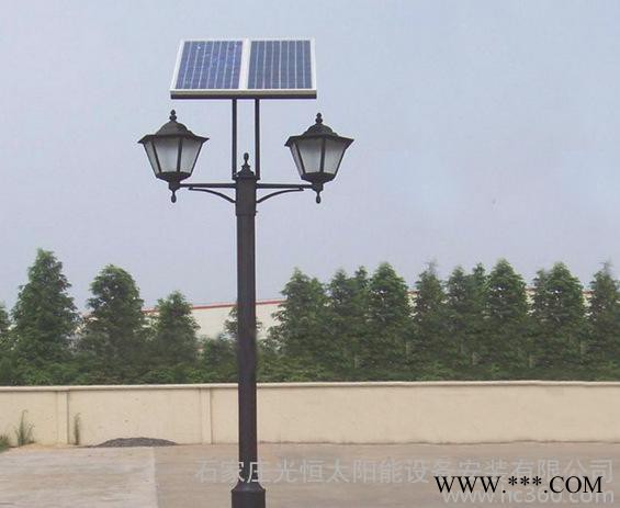 太阳能庭院灯 直销 复古灯 户外小区花园 led石家庄光恒直销图2