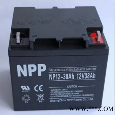 耐普胶体蓄电池NPG12-17太阳能胶体免维护电池12V17AH 光伏发电 家用太阳能专用胶体蓄电池 UPS电源专用图1